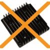 Tarjeta backplane con múltiples pinos dorados
