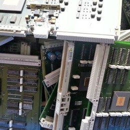 Rack card gold plated connectors, integrated gold processor