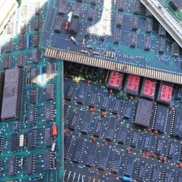 Rack card gold plated connectors