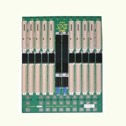 Backplane board with multiple gold connectors